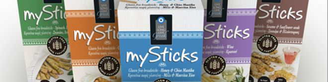 ΜySticks κριτσίνια χωρίς γλουτένη!