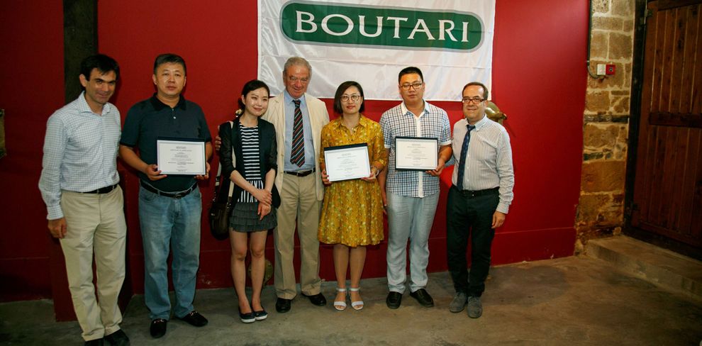 Tα κρασιά Μπουτάρη στην Κίνα